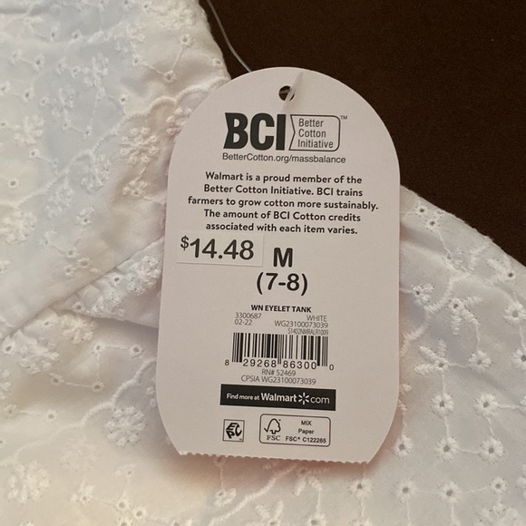 Girls eyelet tank - Picture 3 of 4